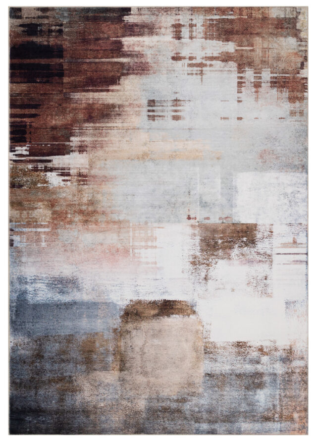 Tapis Ash Multicolore Mêlé Antidérapant