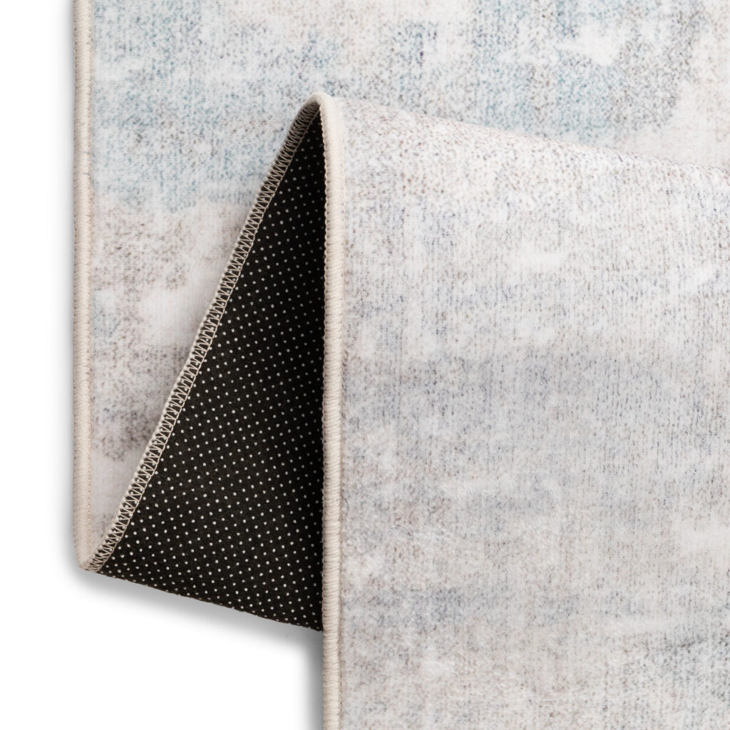 Tapis Ash Gris Beige Antidérapant