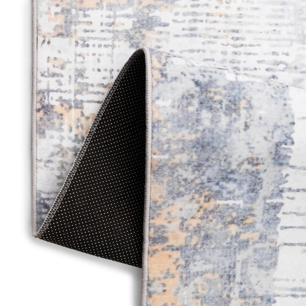 Tapis Ash Gris Rouille Antidérapant