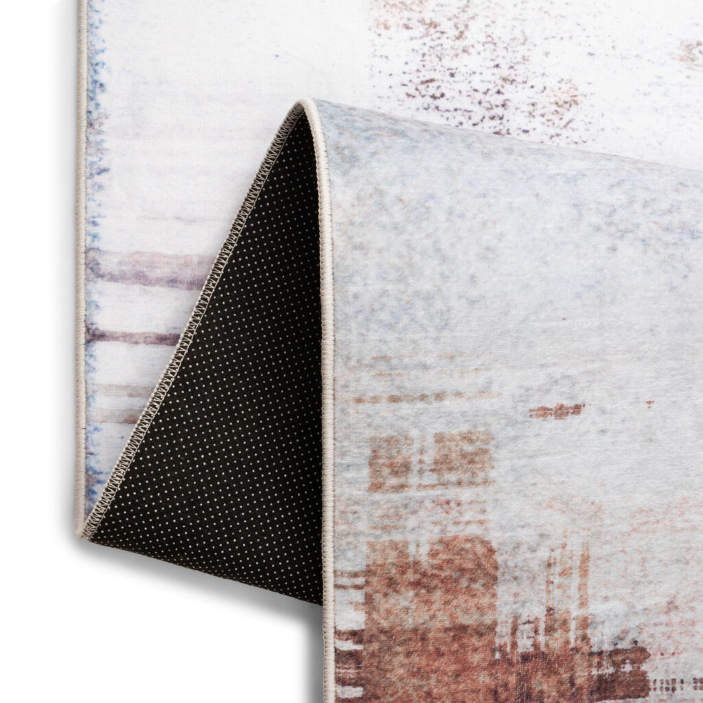 Tapis Ash Multicolore Mêlé Antidérapant