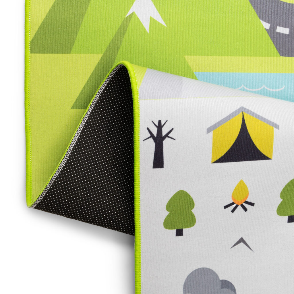 Tapis Enfant Joy Vert Rue Antidérapant