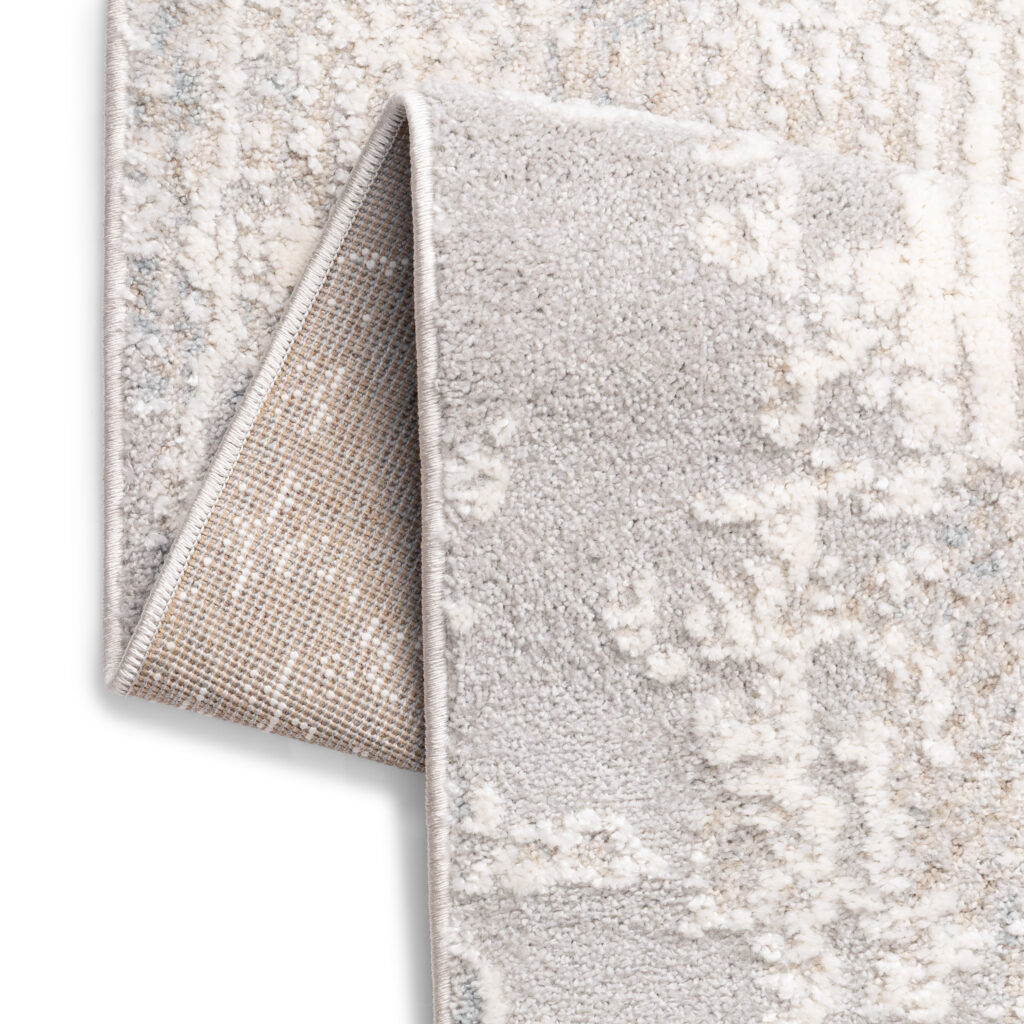 Tapis Trend Carré Beige Gris Abstrait