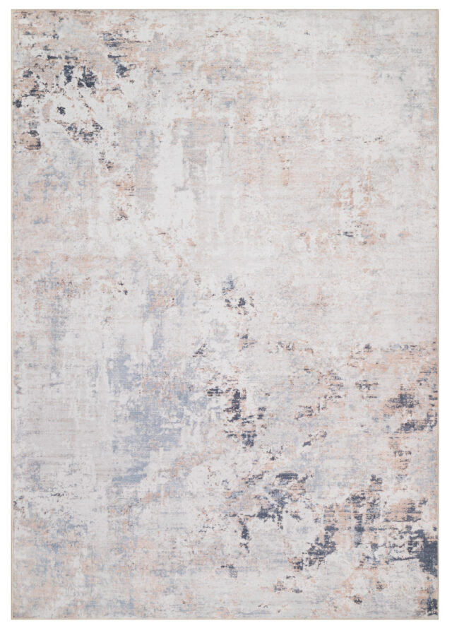 Tapis Ash Gris Beige Mêlé Antidérapant