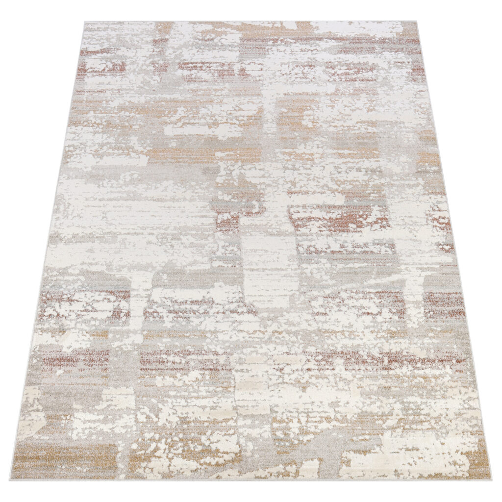 Tapis Trend Beige Rouille Abstrait