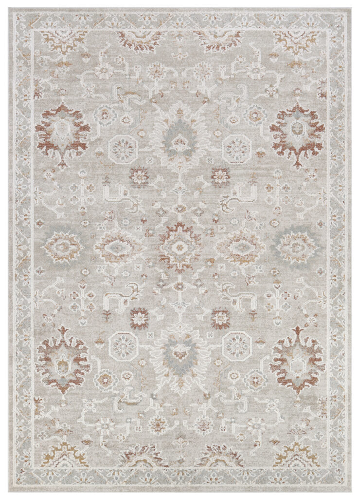 Tapis Trend Beige Rouille Vintage