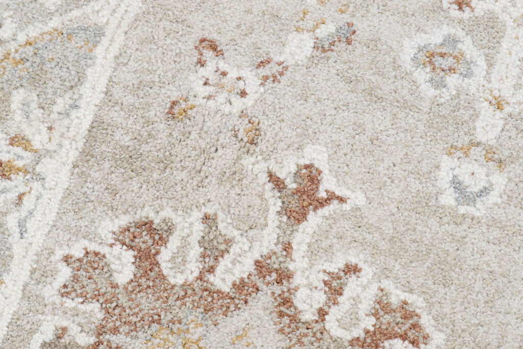 Tapis Trend Beige Rouille Vintage