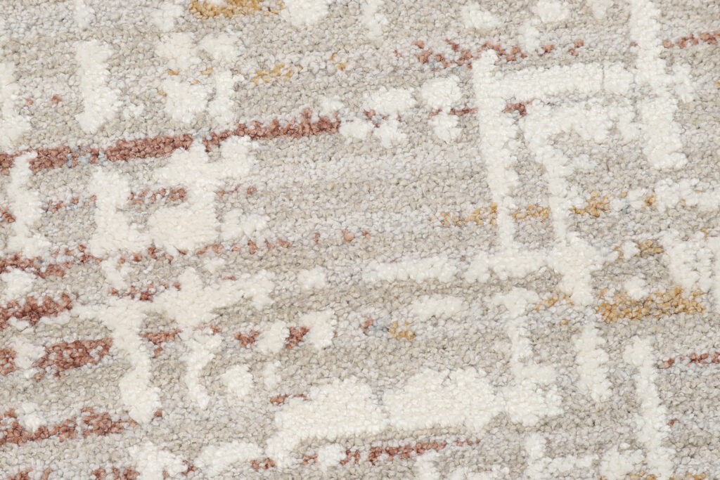 Tapis Trend Beige Rouille Moderne