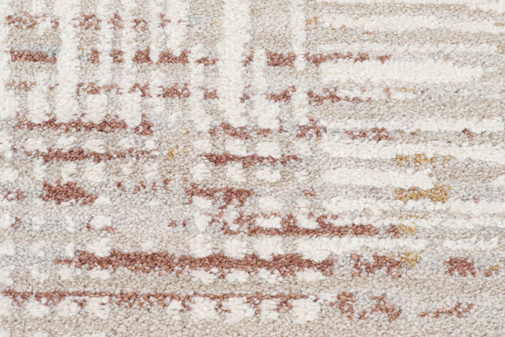 Tapis Trend Beige Multicolore Lignes
