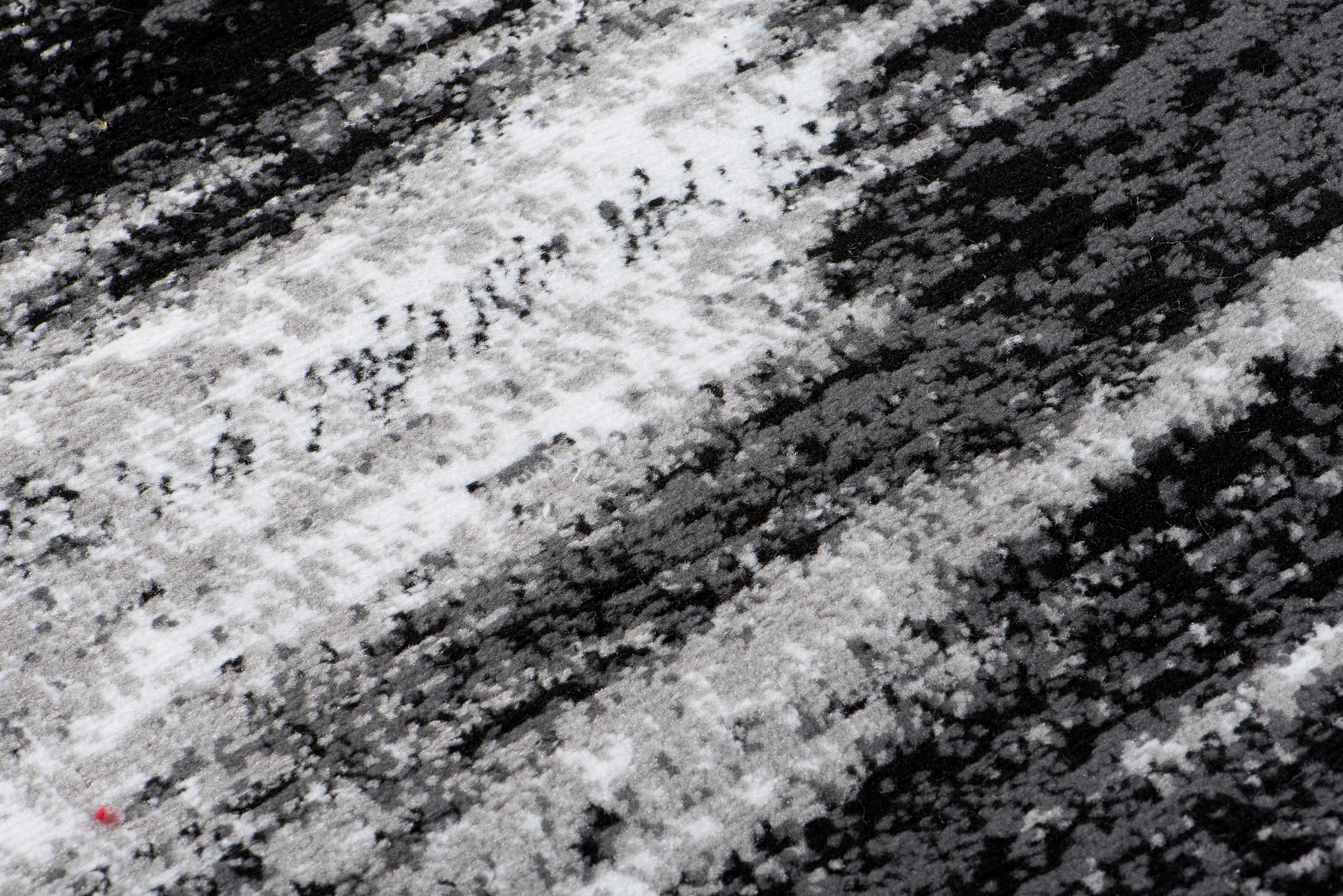 Tapis de Couloir Maya Gris Noir Abstrait