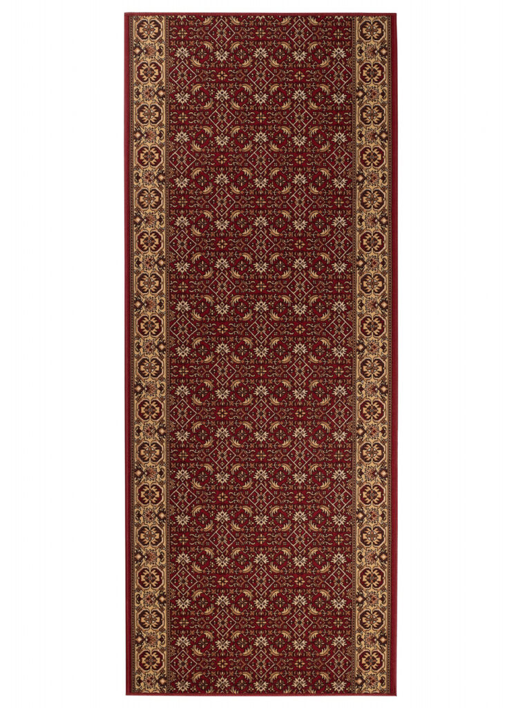Tapis de couloir Antidérapant Rouge Oriental