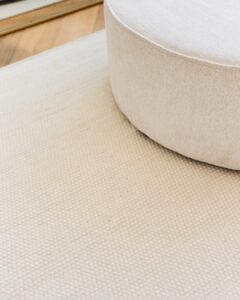 Tapis Laine Loni Blanc