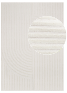Tapis Hygge Blanc Cassé Lignes