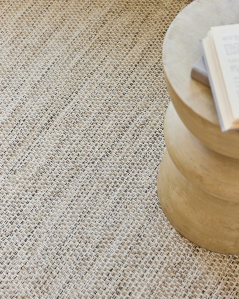 Tapis Laine Loni Brun Clair