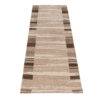 Tapis de couloir Sari Beige Marron Cadre