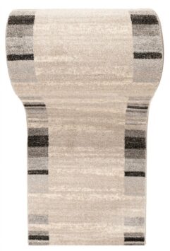 Tapis de couloir Sari Crème Beige Cadre