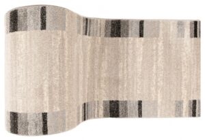Tapis de couloir Sari Crème Beige Cadre