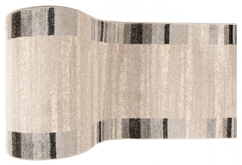 Tapis de couloir Sari Crème Beige Cadre