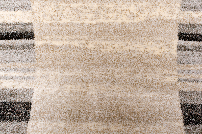 Tapis de couloir Sari Crème Beige Cadre