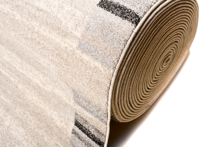 Tapis de couloir Sari Crème Beige Cadre