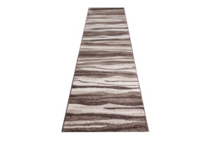 Tapis de couloir Sari Marron Rayures