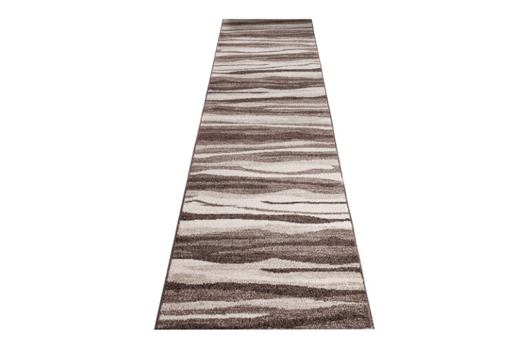 Tapis de couloir Sari Marron Rayures