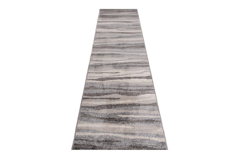 Tapis de couloir Sari Gris Rayures