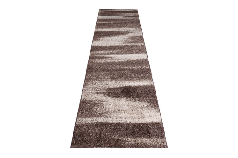 Tapis de couloir Sari Marron Abstrait
