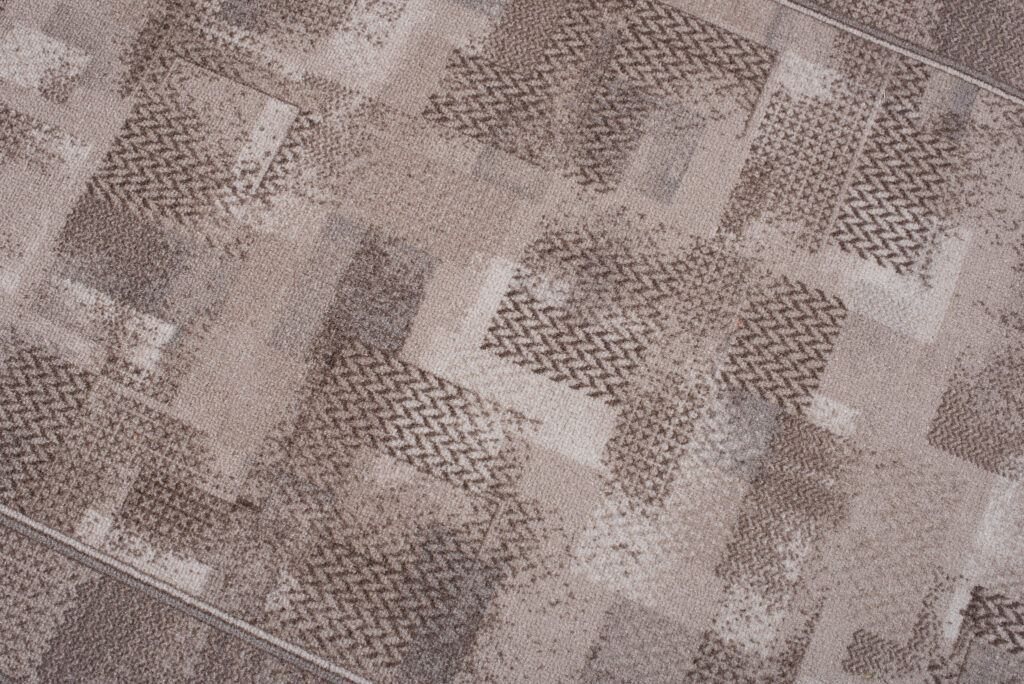 Tapis de couloir Antidérapant Beige Patchwork