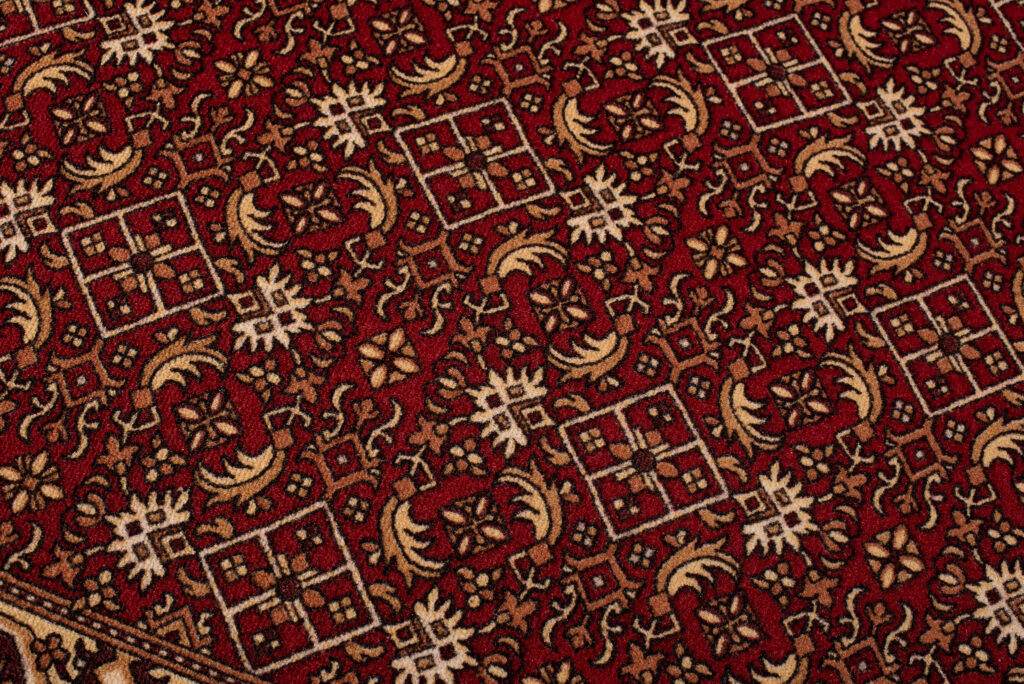Tapis de couloir Antidérapant Rouge Oriental