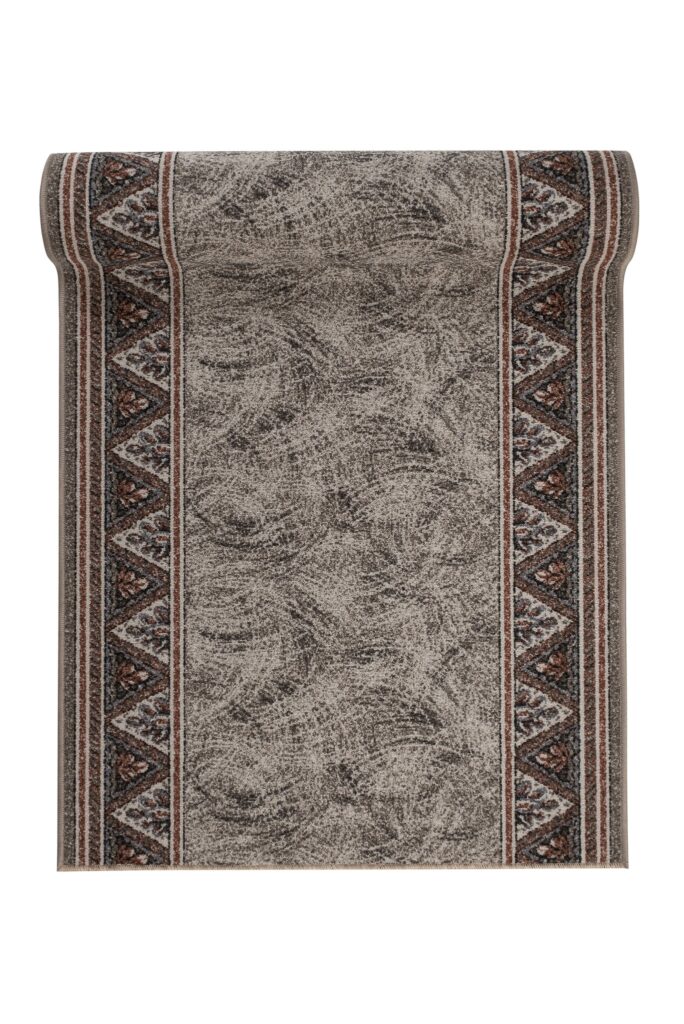 Tapis de couloir Antidérapant Gris Colombin Triangles