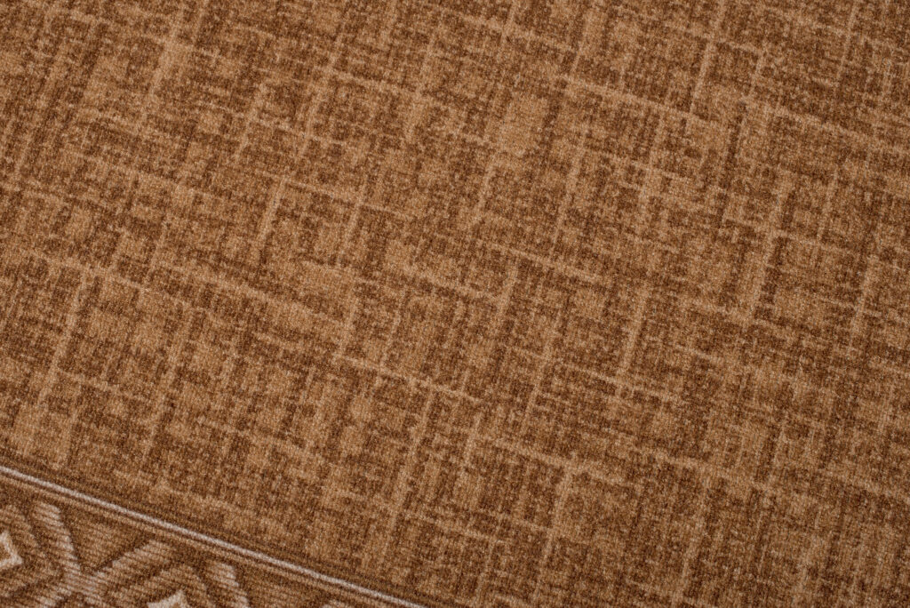 Tapis de couloir Antidérapant Marron Losanges