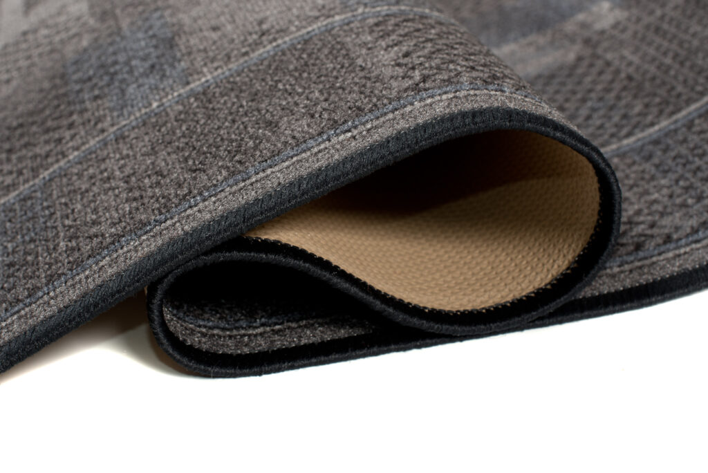 Tapis de couloir Antidérapant Gris Foncé Bleu Marine