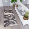 Tapis de couloir Dream Abstrait Gris Ondes Fines