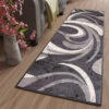 Tapis de couloir Dream Abstrait Gris Ondes Fines