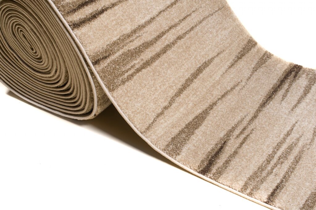 Tapis de couloir Sari Beige Clair Lignes