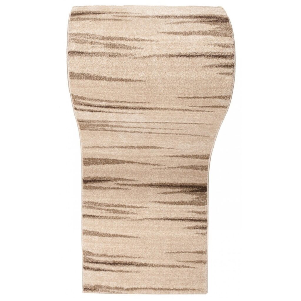 Tapis de couloir Sari Beige Clair Lignes