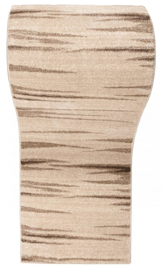 Tapis de couloir Sari Beige Clair Lignes