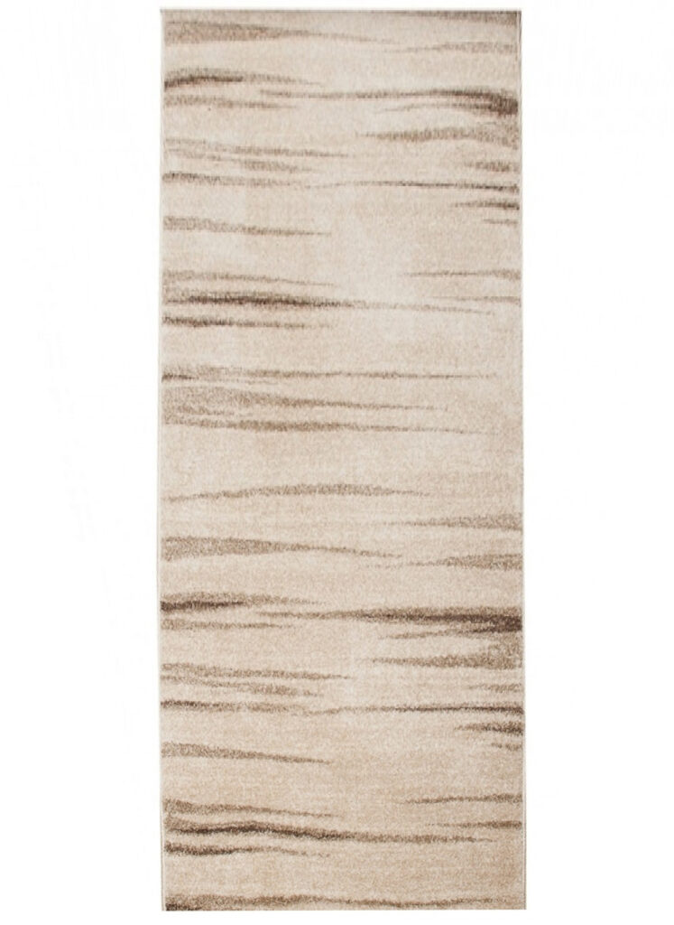 Tapis de couloir Sari Beige Clair Lignes