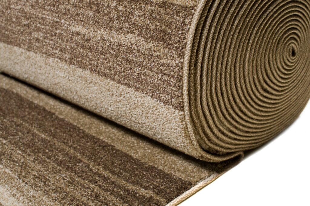 Tapis de couloir Sari Beige Rayures