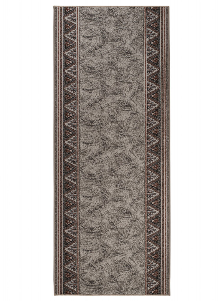 Tapis de couloir Antidérapant Gris Colombin Triangles