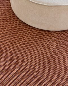 Tapis Laine Loni Brun Foncé