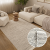 Tapis Laine Loni Beige