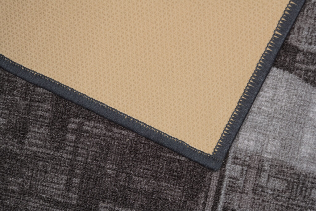 Tapis de couloir Antidérapant Marron Gris