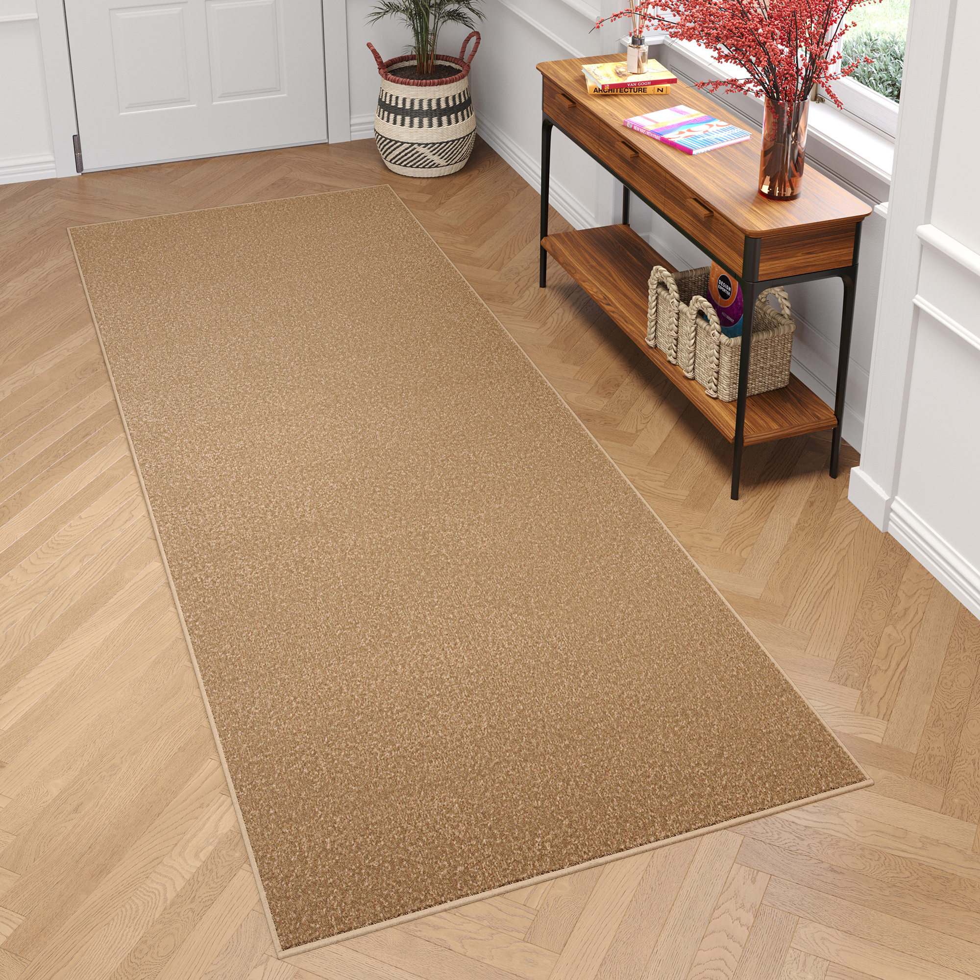 Tapis de couloir Mono Indoor Outdoor Beige