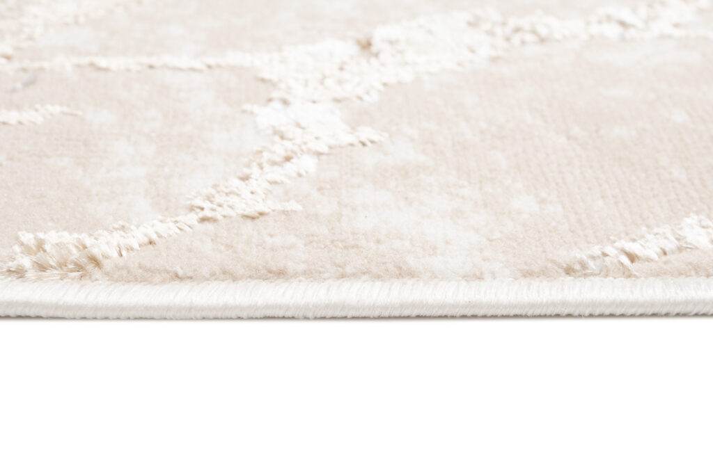 Tapis de couloir Crystal Beige Marron Abstrait