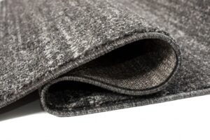 Tapis de couloir Sari Gris Foncé Mélange