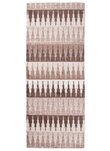 Tapis de couloir Sari Beige Géométrique