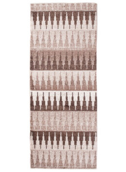 Tapis de couloir Sari Beige Géométrique