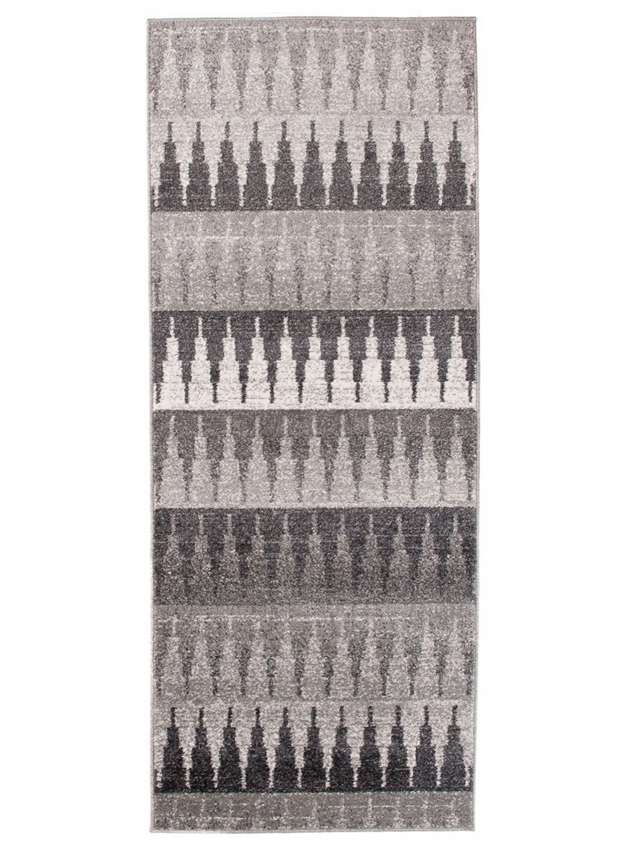 Tapis de couloir Sari Gris Géométrique