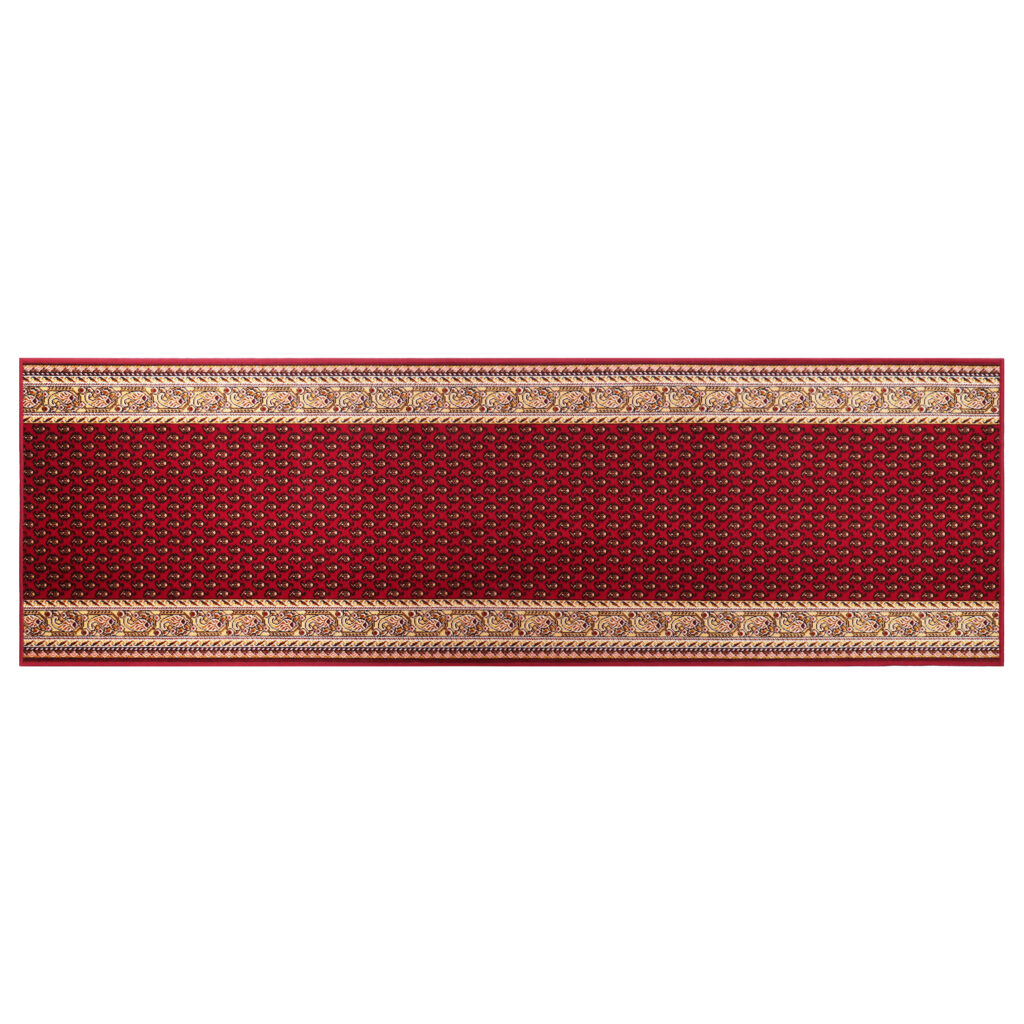 Tapis de couloir Antidérapant Rouge Doré